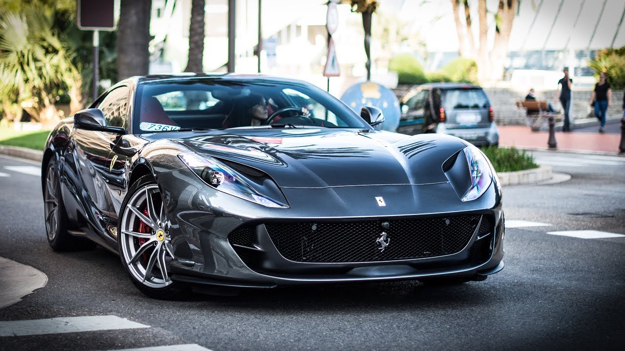 Girl driving 812 Superfast, CRAZY tunnel runs and Near Crash!!