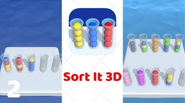 Sort It 3D Gameplay Level 21-32 Walkthrough