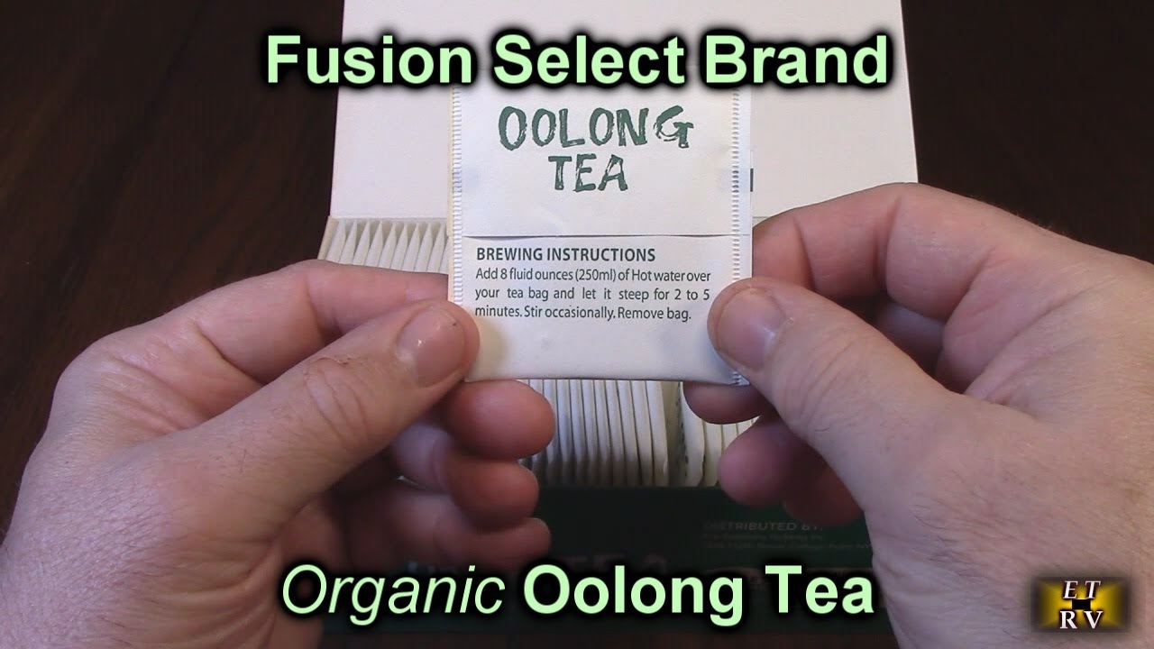 Fusion Select Organic Oolong Tea Bags, Healthy, Relaxing, Fresh Herbal