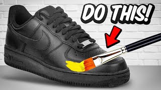 This Is The BEST Way To Customize Black Air Force 1's!