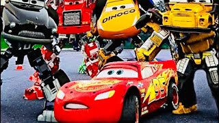 Lightning McQueen in Real Life on Road Disney Cars STORM PIXAR ALL