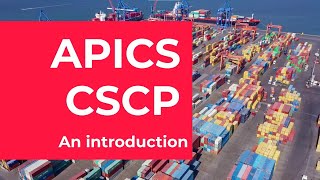 APICS CSCP Certified Supply Chain Professional course