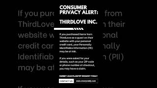 Consumer Privacy Alert: ThirdLove Inc. — Emery | Reddy, PC — Data Breach Attorneys