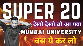 🔥SUPER 20 | SEM 2 | MUMBAI UNIVERSITY | ENGINEERING MATHS | FIRST YEAR ENGINEERING | FADU ENGINEER