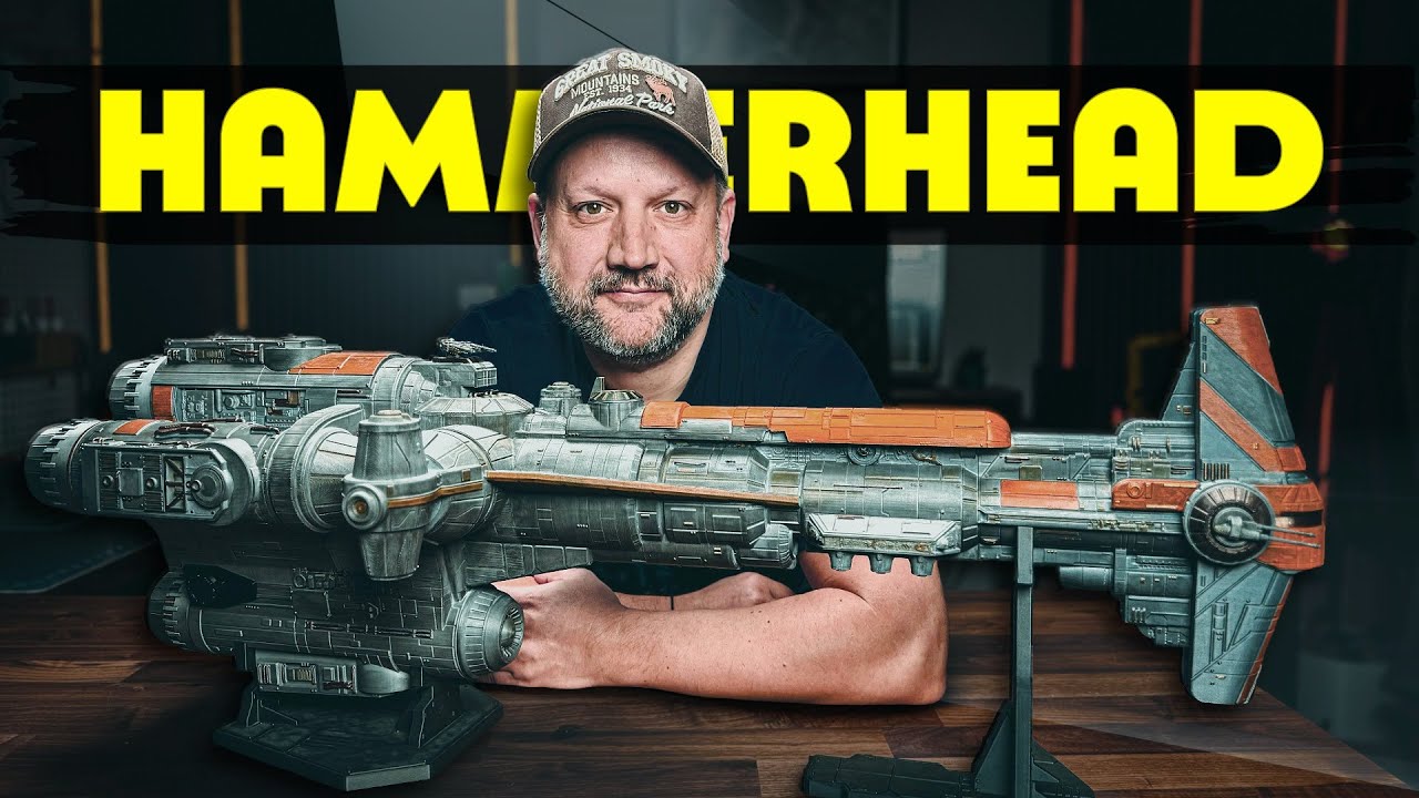 I Finally Painted my Star Wars Hammerhead Corvette!