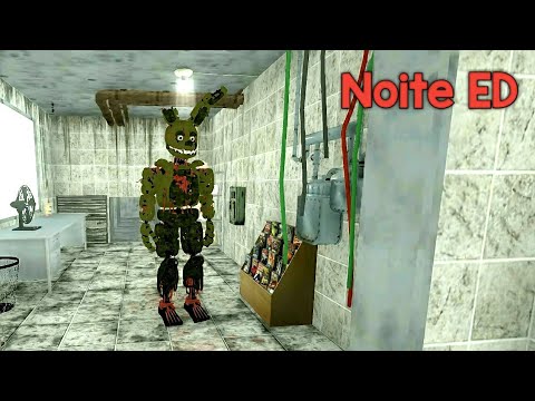 A melhor partida de todas!!! E o spring na velocidade da luz - FNAF 3 Doom  Remake Android (Noite 4) 