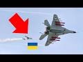 Watch Ukrainian Drones OBLITERATE a Russian Jet