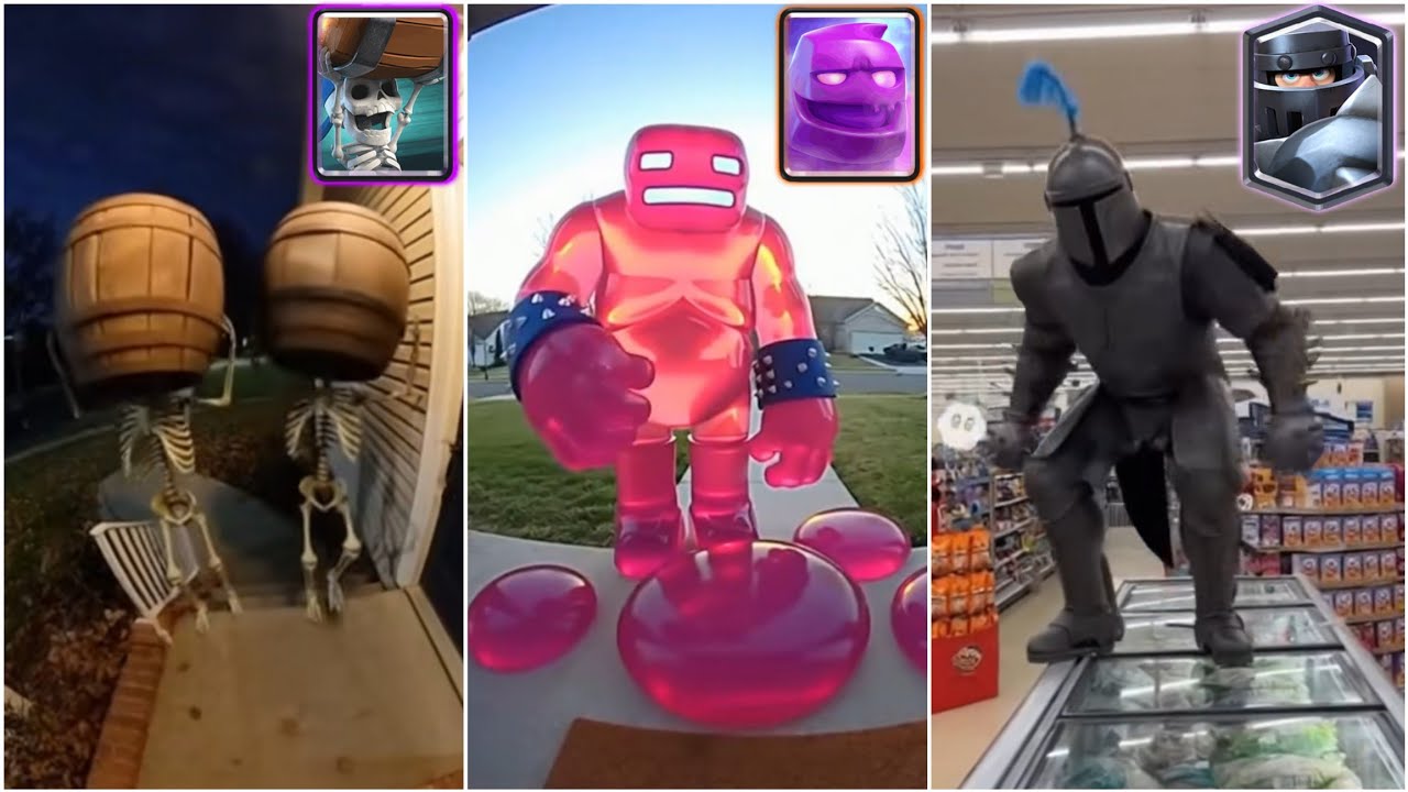 50 Clash Royale Cards In Real Life Part 3 🧬 Sora 2 AI Ultra Realistic Clips 