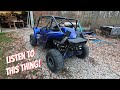 Finishing the Turbo YXZ1000R! (With Sound Clip!)