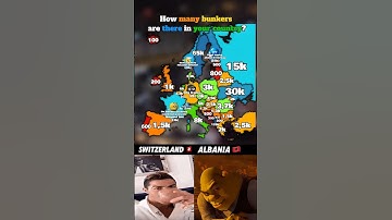 How many bunkers are there in your country?🏢 #europe #geography #mapping #countries #memes