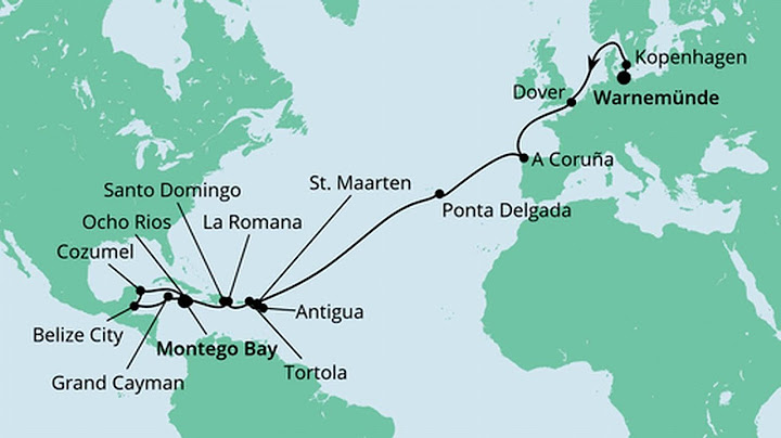 Mit der AIDAdiva von Warnemünde nach Montego Bay Teil 1