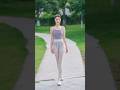Pure joy in outdoor dance 🌹|Reaction Video #dance #dancer #flexibility #ballet