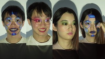 Dynamic Facial Projection Mapping by High-Speed Face-Tracking Method and Lens-Shift Co-Axial Setup