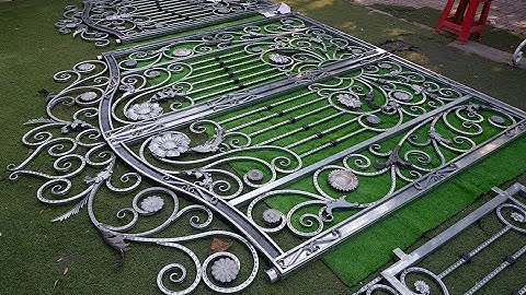 Hàn thô công chính, cổng phụ, hàng rào sắt mỹ thuật - Khách Tiền Giang