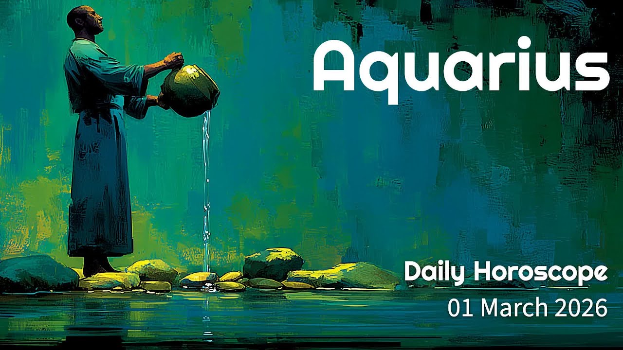 Aquarius Daily Horoscope – 01 March 2026