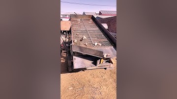 Double-layer vibrating screen with a length of 3 meters and a width of 1.2 meters