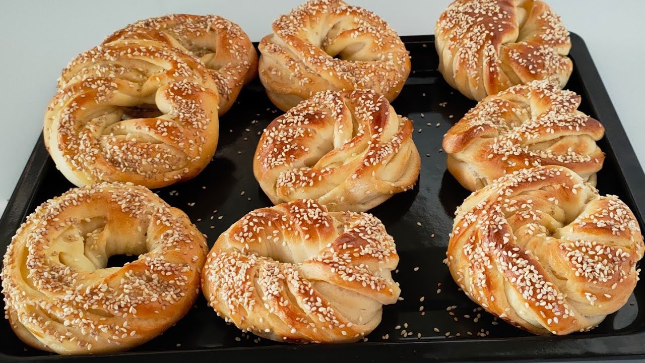 Turkish Sesame Bread | Soft and Fluffy Bread