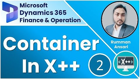 Container in X++ Programming Language Example - conPeek Function - D365 F&O