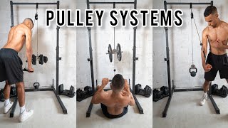 Uclips | Use dumbbells in home gym pulley systems