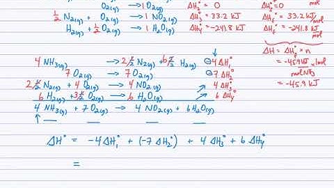 Enthalpies of Formation