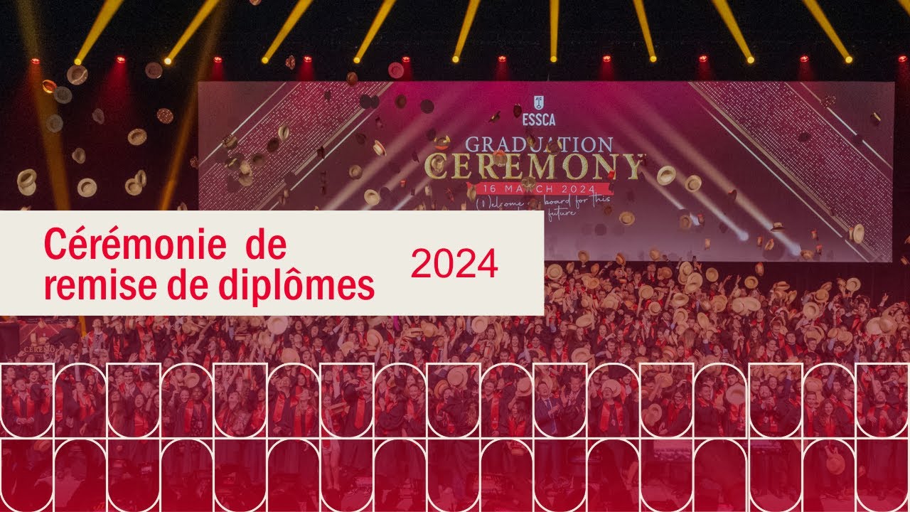 Cérémonie de remise de diplômes 2024