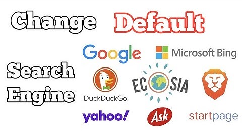 How to Change Default Search engine Google Chrome Bing, Yahoo, DuckDuckGo etc.
