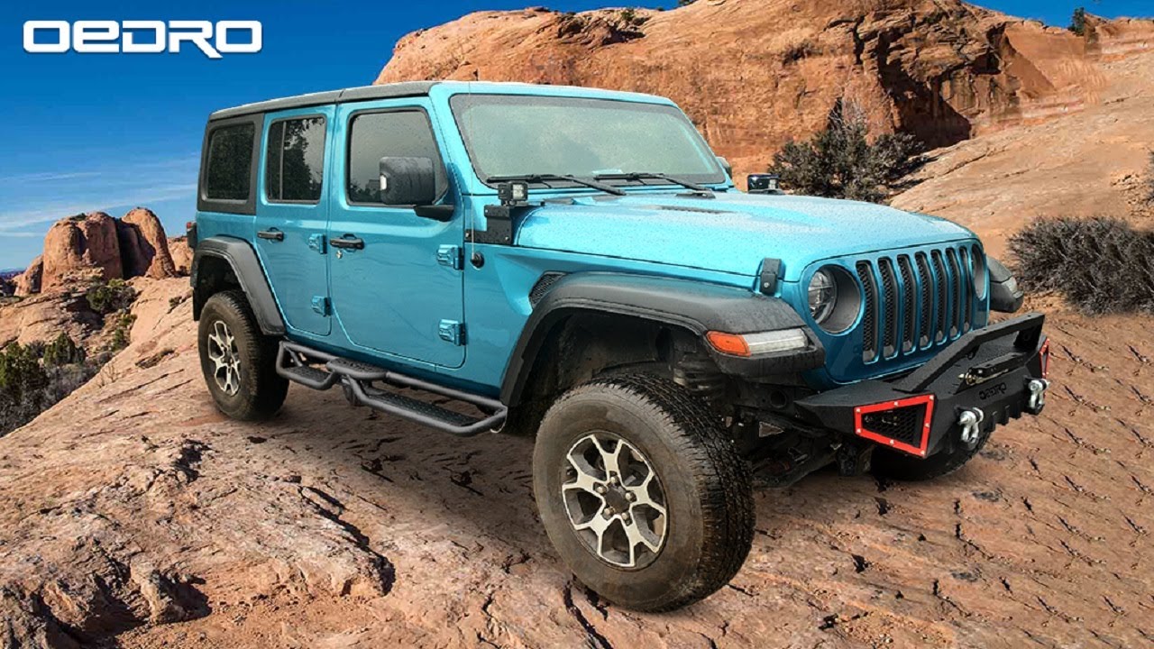 2018-2022 Jeep Wrangler JL Running Boards | Side steps nerf bars for Jeep