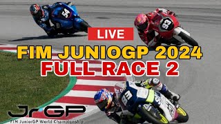 LIVE FULL RACE 2 JUNIORGP 2024 | Pertarungan Seru Last Lap | Fadillah Arbi Aditama Start P17