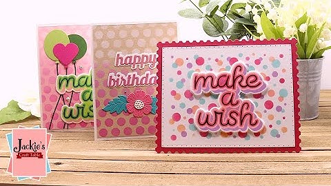 Stencils & Inks Cards | New Layered Stencils Collection from Spellbinders | March 2023