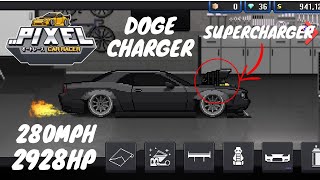 Pixel car racer - $20,000,000 Dodge challenger!!!