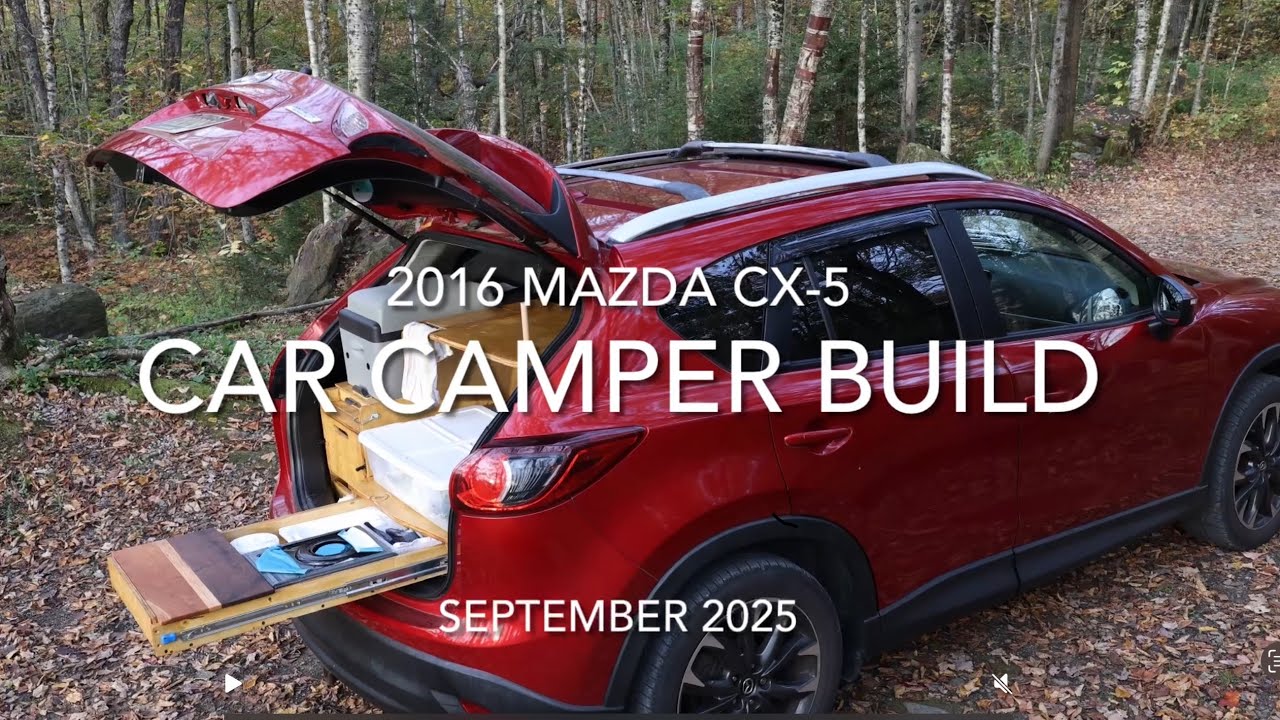 Car Camper Build, Mazda CX-5