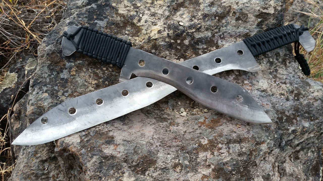 Making Parang Machetes without heat treatment YouTube