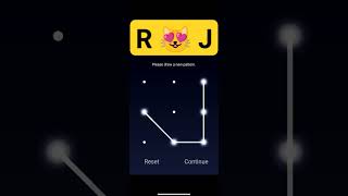 Pattern of RJ Love 😻😻😻...#lockscreen #couples #lock #pattern #love