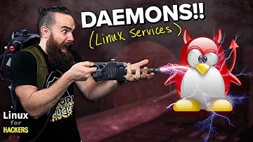 start, stop, restart Linux services (daemon HUNTING!!) // Linux for Hackers // EP 6