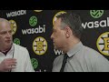 Marco Sturm talks after Bruins fall 2-1 @ FLA