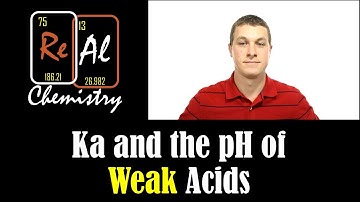 Ka and The pH of weak acids - Real Chemsitry