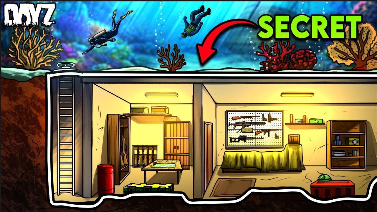 I lived Under Water & No one found it! - DayZ