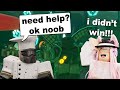 i helped NOOBs get their 1st win in TDS.. ROBLOX