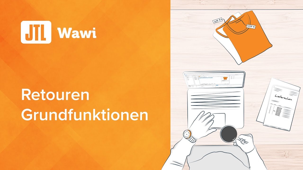 JTL Wawi - Retouren Grundfunktionen - YouTube