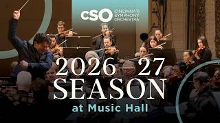 Announcing the 26/27 CSO Season — Listen Differently