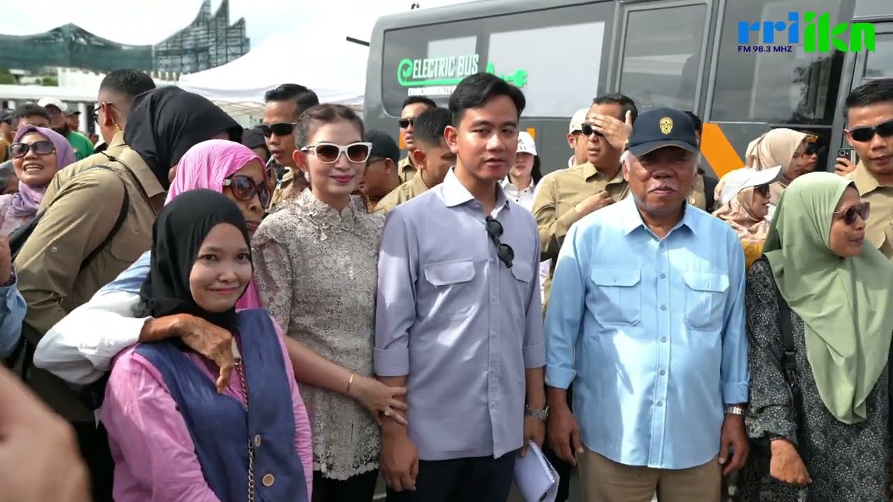 Tiba di IKN, Wapres Gibran Diserbu Ratusan Pengunjung