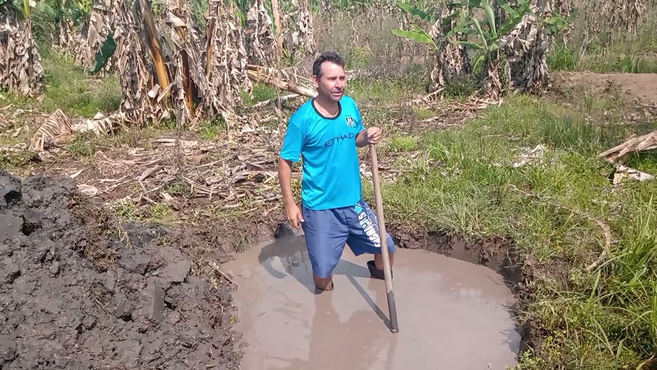 como fazer um pequeno lago natural para criar peixes