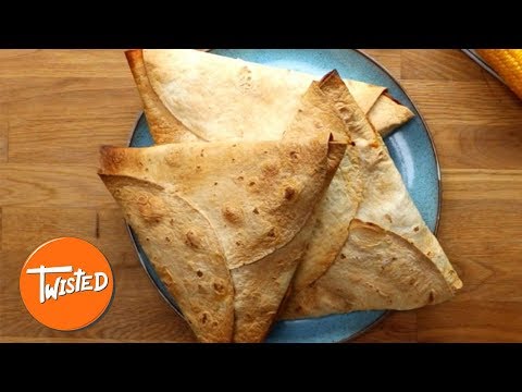 Homemade Giant Fajita Chicken Crunch Triangles  Party Triangles  Fajita Recipes  Twisted