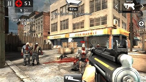 Dead Trigger gameplay zombie Survival Gameplay Part 44 - Harini game Android Game