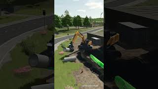 FS25 MODS – BEST Excavator for Consoles! Case CX350D in Farming Simulator 25 #shorts #fs25