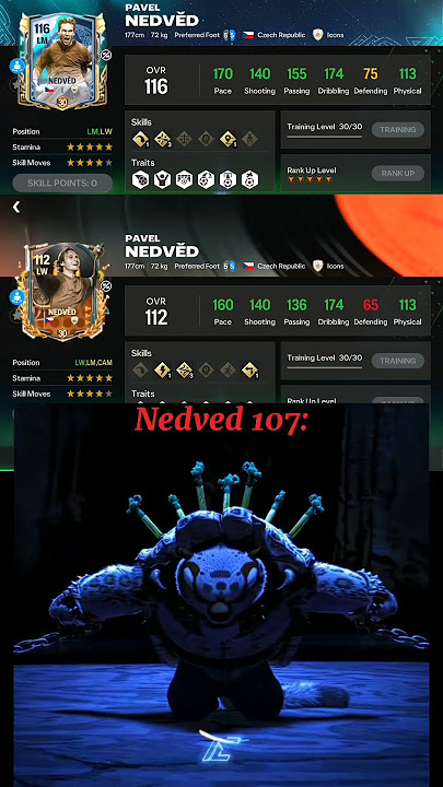 Nedved 107 Card is Aura 🥶🤯 #fifamobile #eafc #fifa #eafcmobile