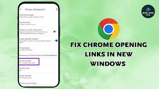 How to FIX Chrome Opening Links in New Window | Stop Google Chrome Opening New Windows