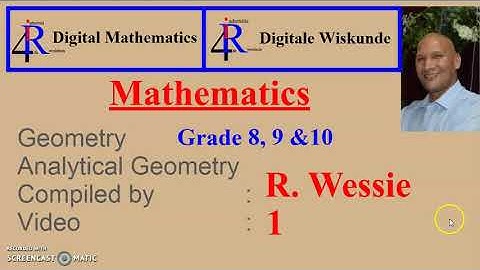 Analytical Geometry Introduction