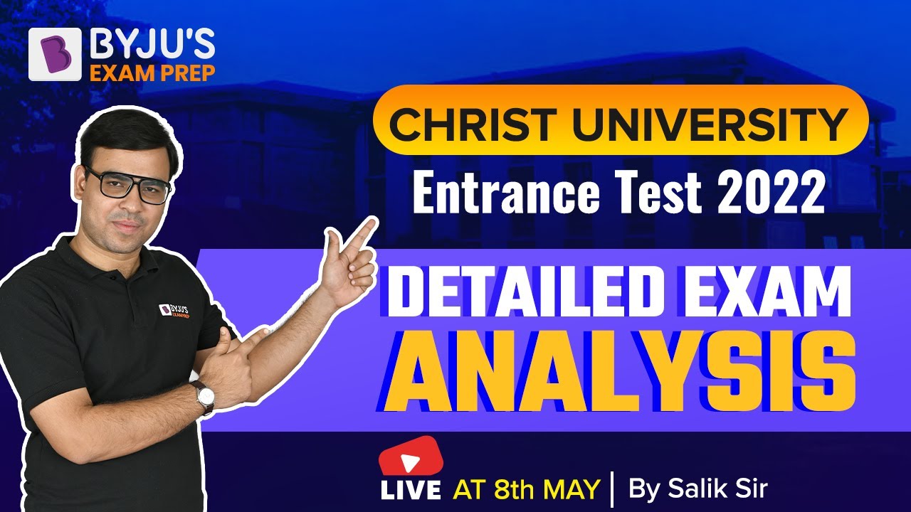 Christ University BBA Exam 2022 (Slot 3) Analysis CUET Level