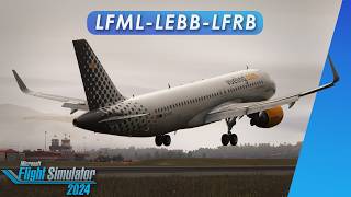 Unterwegs mit neuem Winctrl Joystick! | Marseille ➔ Bilbao ➔ Brest | MSFS 24 Live